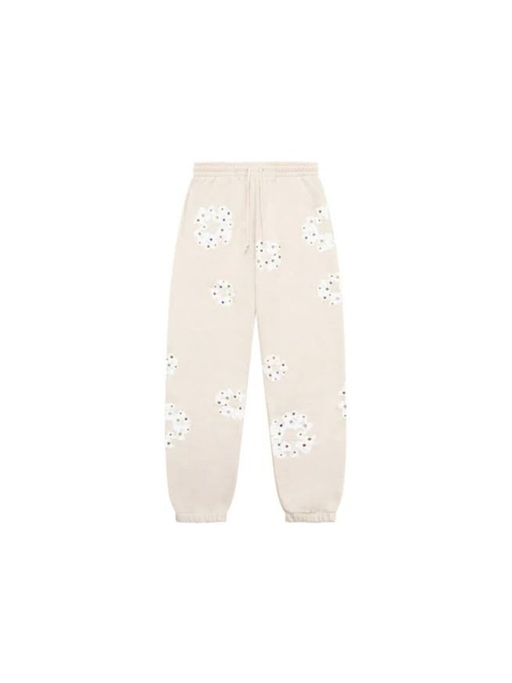 NWT DENIM TEARS COTTON WREATH CREAM SWEATPANTS SZ M L XL
